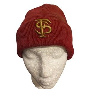 Florida State Seminoles Starter Beanie Red Knit Winter Ski Beanie Hat Cap FSU OS